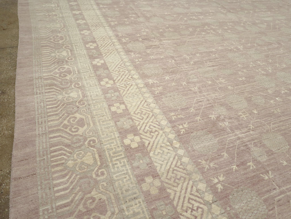 Modern East Turkestan Khotan Oversize Carpet, No.32266 - Gss