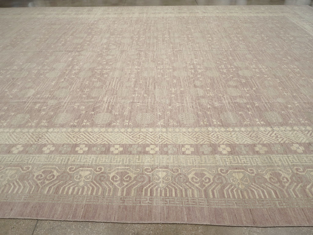 Modern East Turkestan Khotan Oversize Carpet, No.32266 - Gss