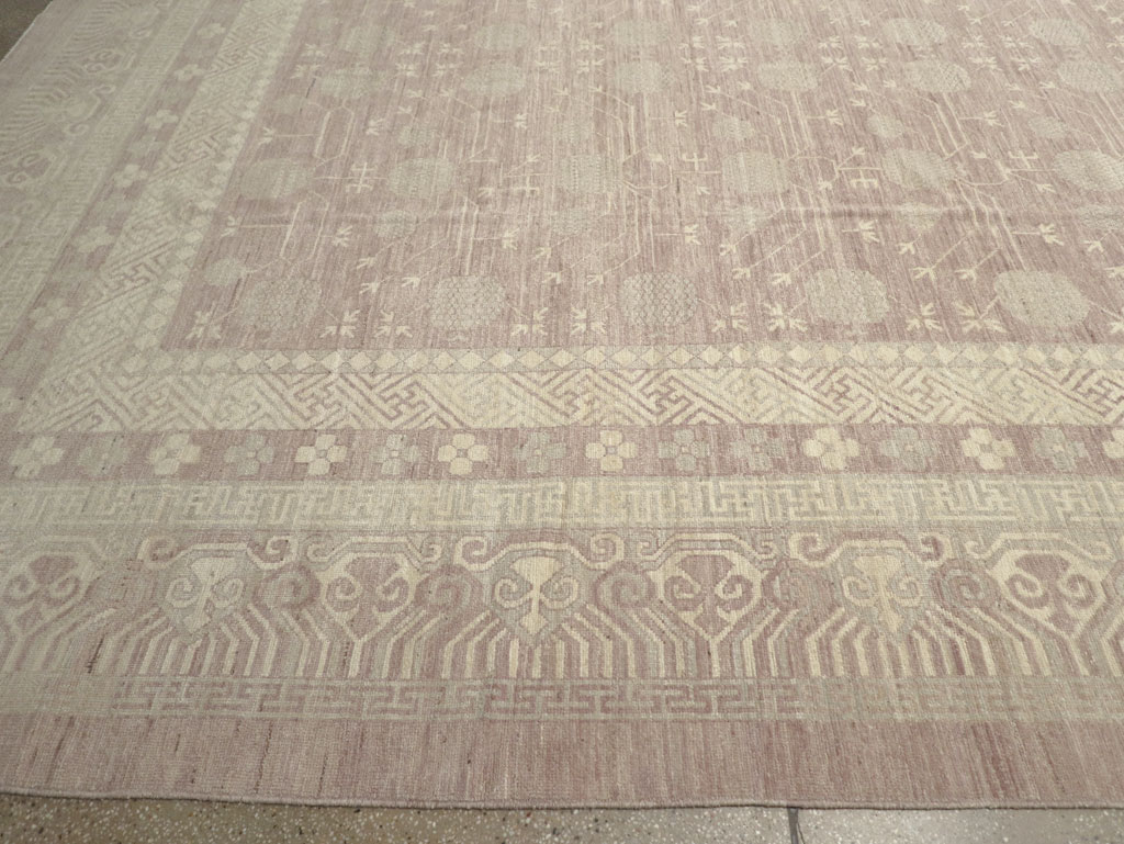 Modern East Turkestan Khotan Oversize Carpet, No.32266 - Gss