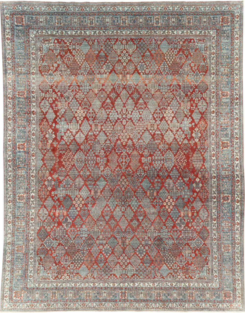 Vintage Persian Joshegan Room Size Carpet, No.32269 - Gss
