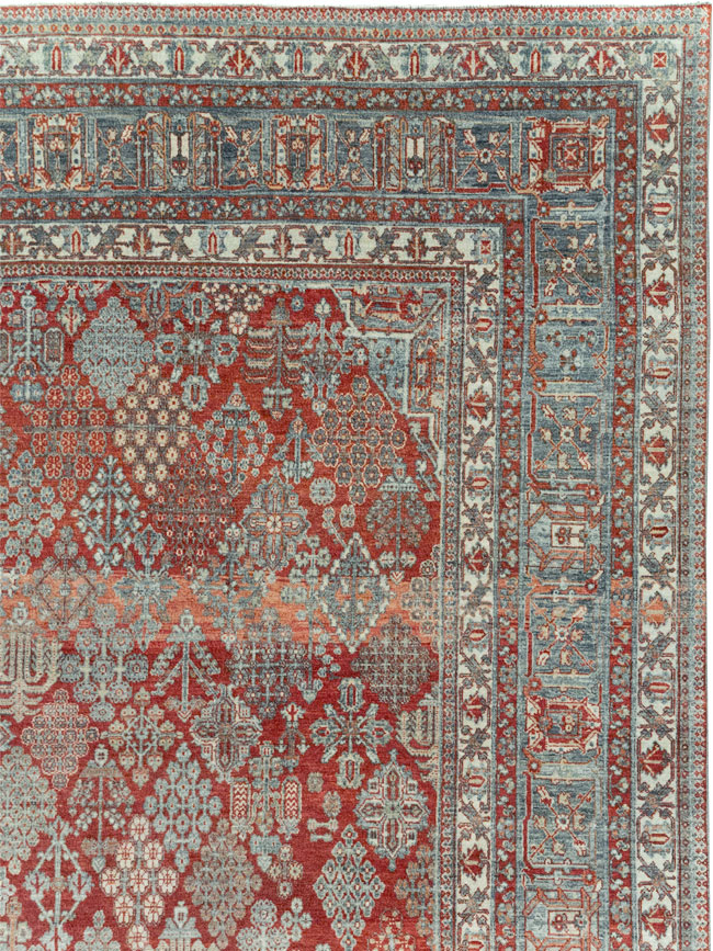 Vintage Persian Joshegan Room Size Carpet, No.32269 - Gss