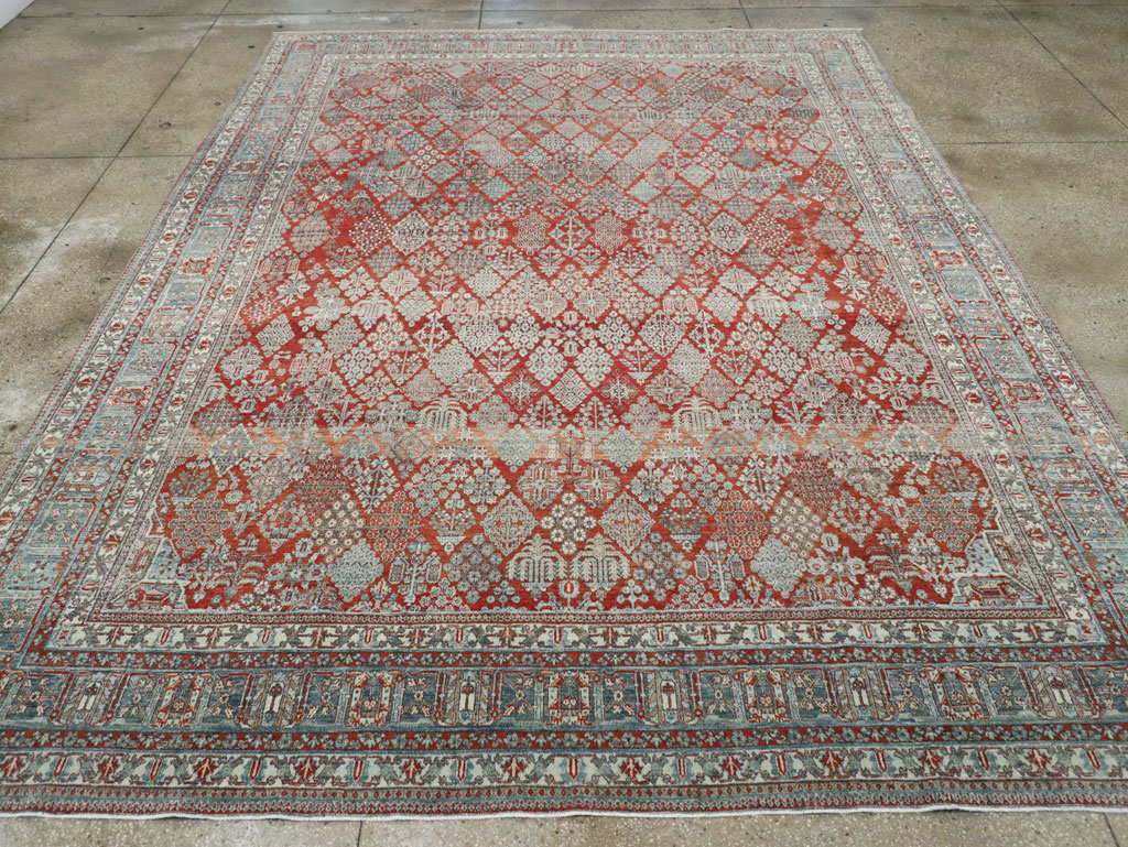 Vintage Persian Joshegan Room Size Carpet, No.32269 - Gss
