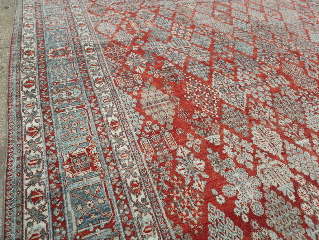 Vintage Persian Joshegan Room Size Carpet, No.32269 - Gss