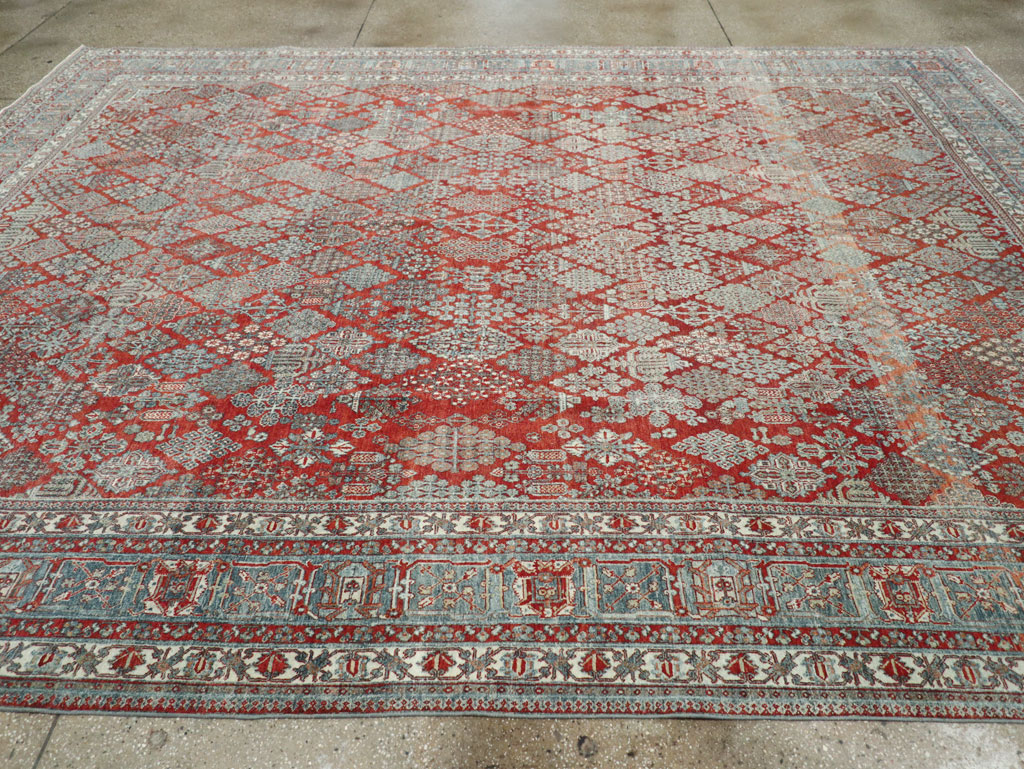 Vintage Persian Joshegan Room Size Carpet, No.32269 - Gss
