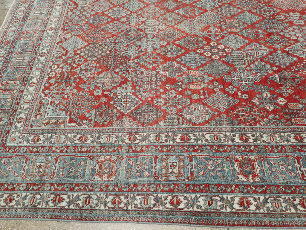 Vintage Persian Joshegan Room Size Carpet, No.32269 - Gss