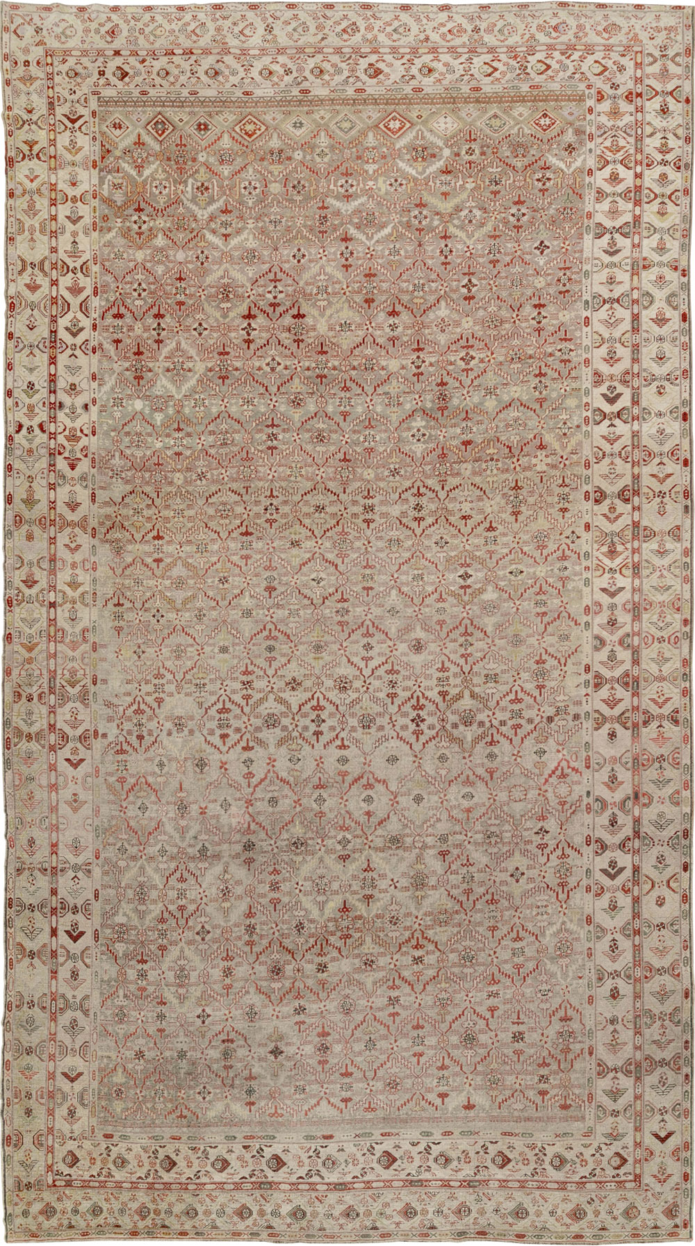 Antique Persian Kurdish Bidjar Oversize Carpet, No.32272 - Gss