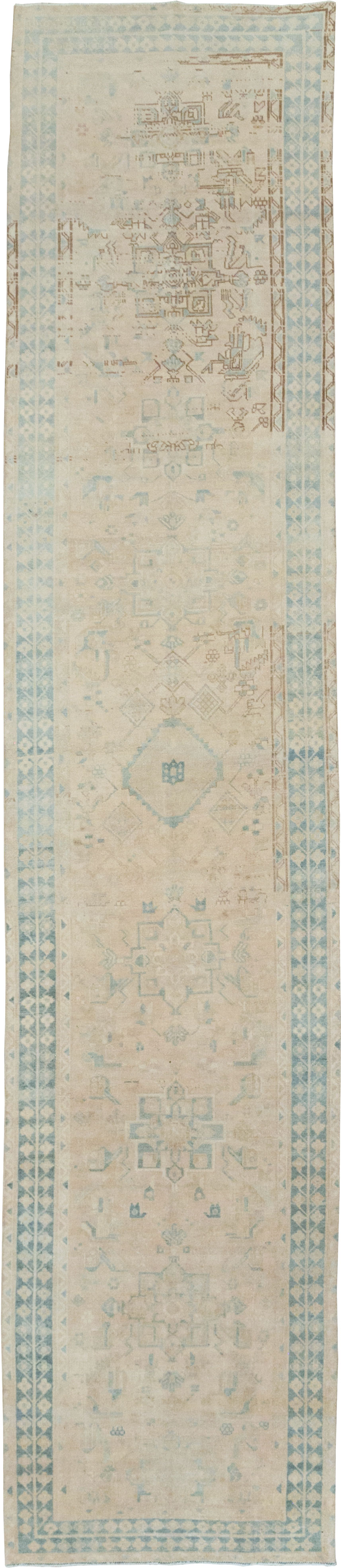 Vintage Persian Heriz Runner, No.32274 - Gss