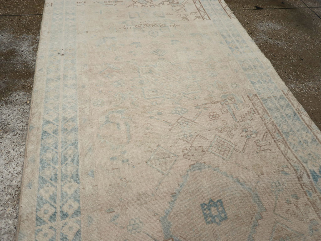 Vintage Persian Heriz Runner, No.32274 - Gss
