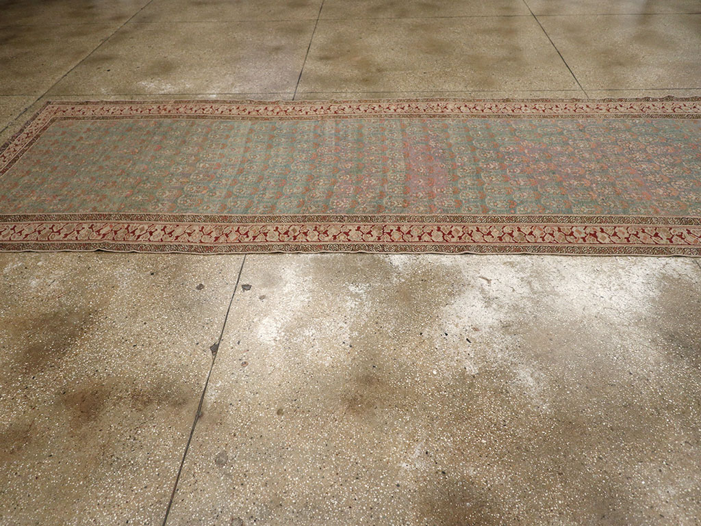 Antique Persian Kurdish Long Runner, No.32275 - Gss