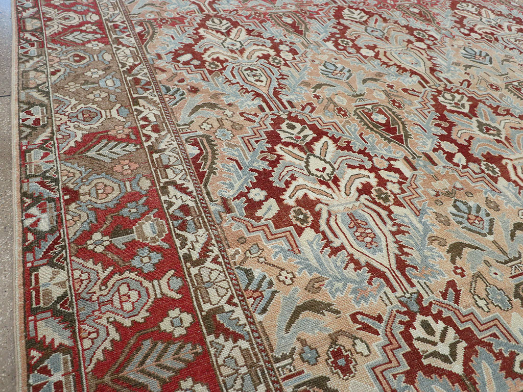 Vintage Persian Bakhtiari Room Size Carpet, No.32277 - Gss