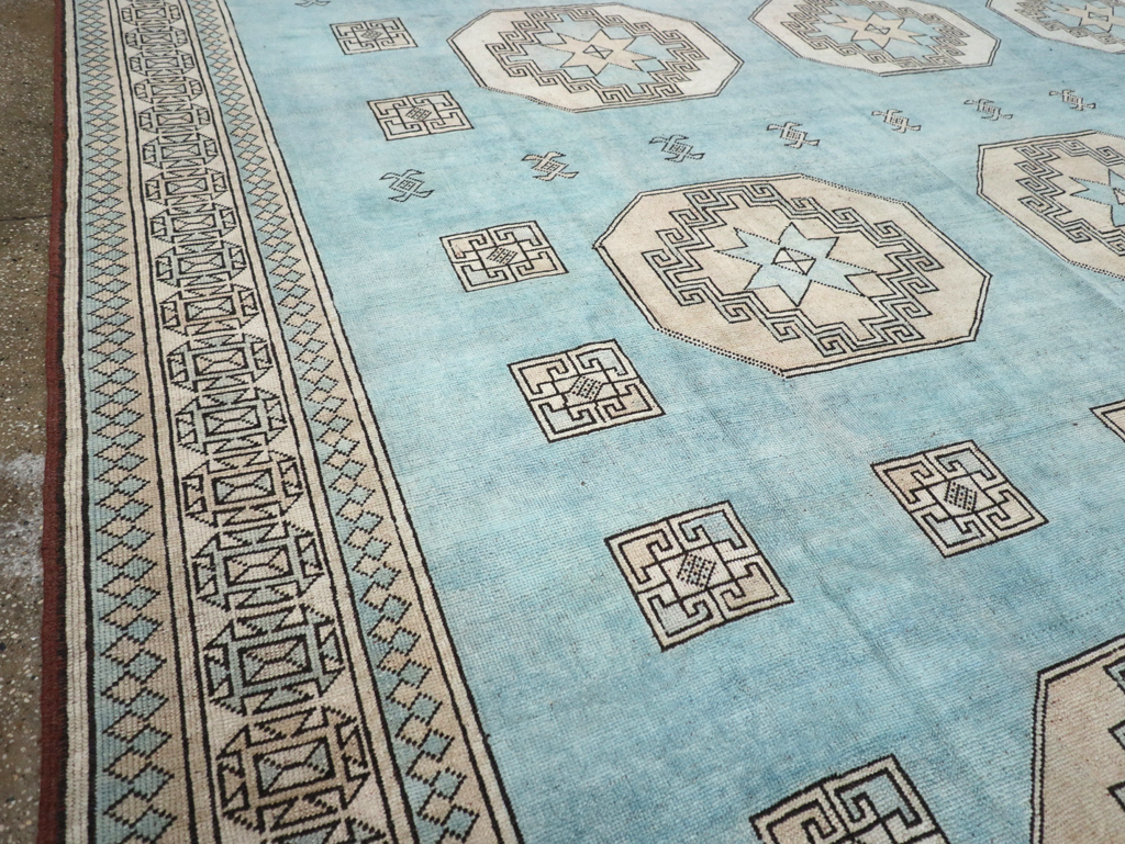 Vintage Turkish Oushak Large Room Size Carpet, No.32280 - Gss