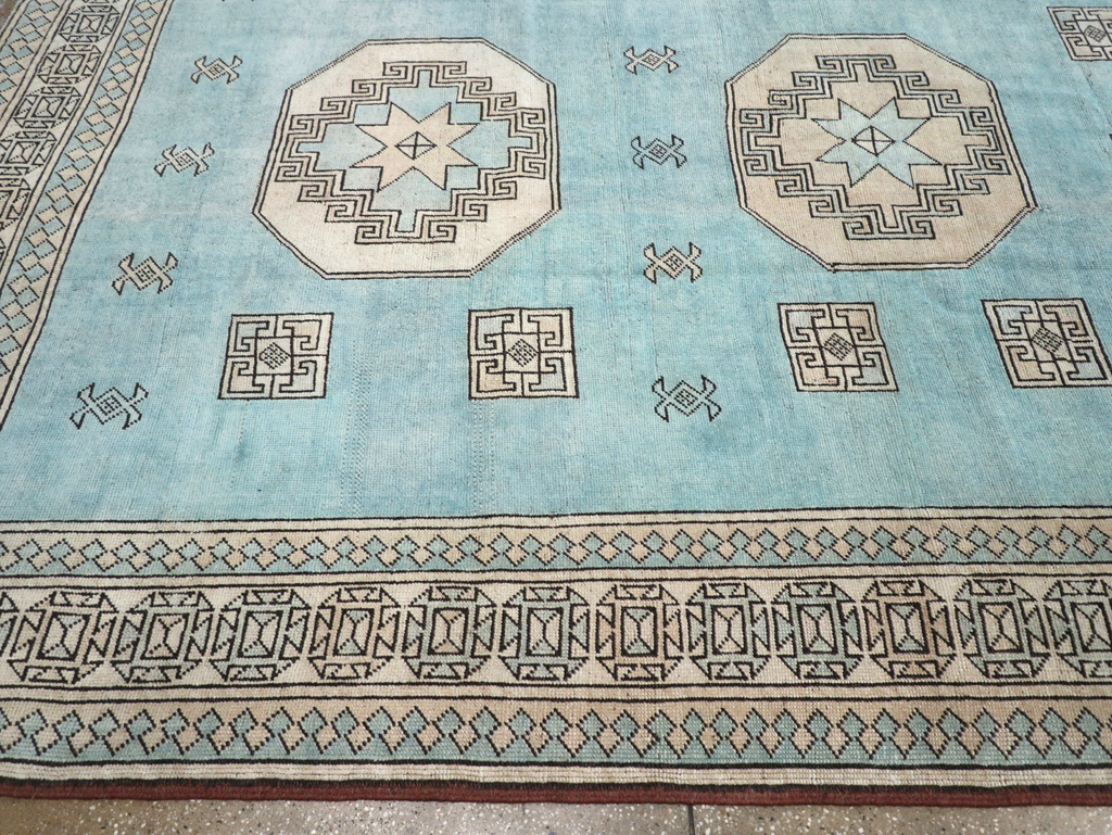 Vintage Turkish Oushak Large Room Size Carpet, No.32280 - Gss