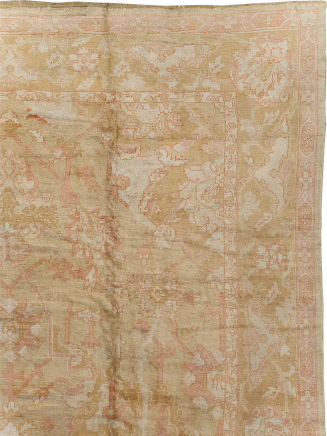 Antique Turkish Oushak Oversize Carpet, No.32286 - Gss