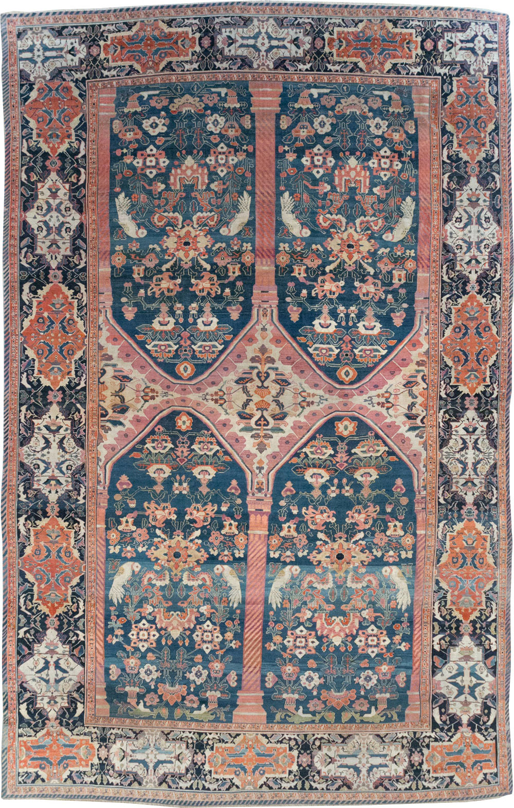 Antique Persian Senneh Oversize Carpet, No.32288 - Gss