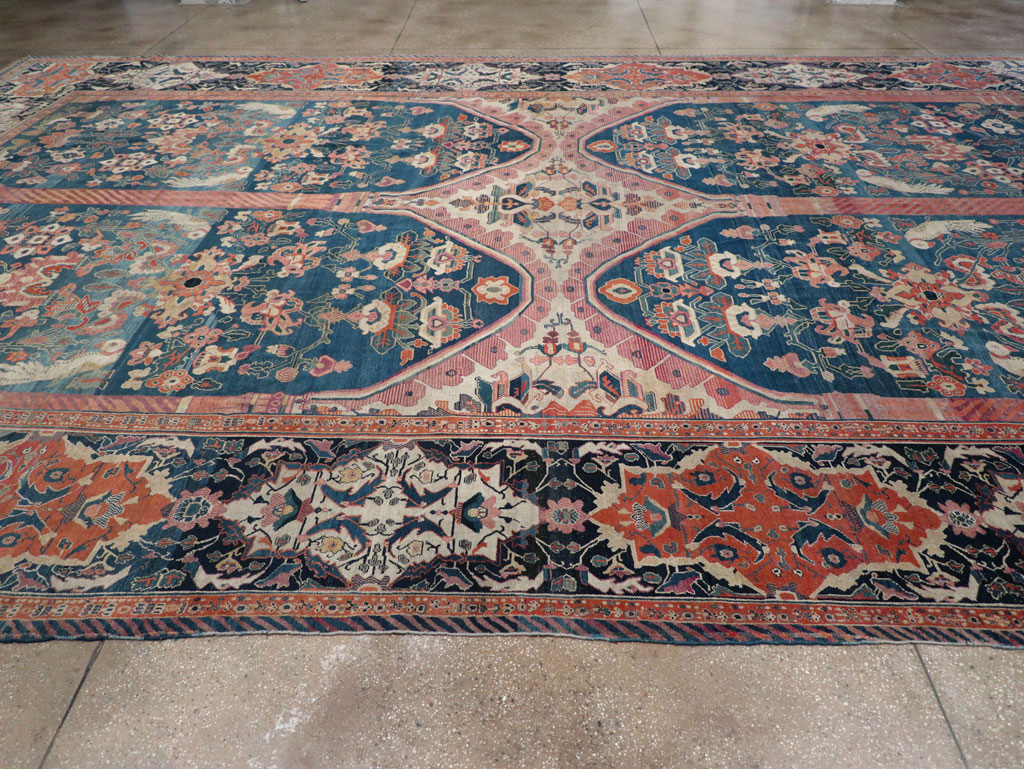 Antique Persian Senneh Oversize Carpet, No.32288 - Gss