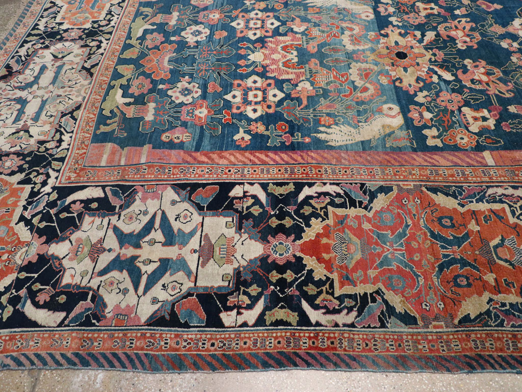 Antique Persian Senneh Oversize Carpet, No.32288 - Gss