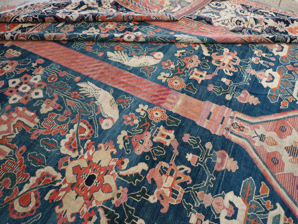 Antique Persian Senneh Oversize Carpet, No.32288 - Gss
