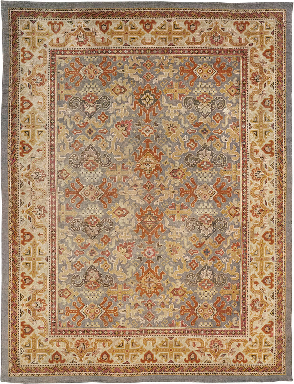 Vintage Irish Donegal Room Size Carpet, No.32312 - Gss