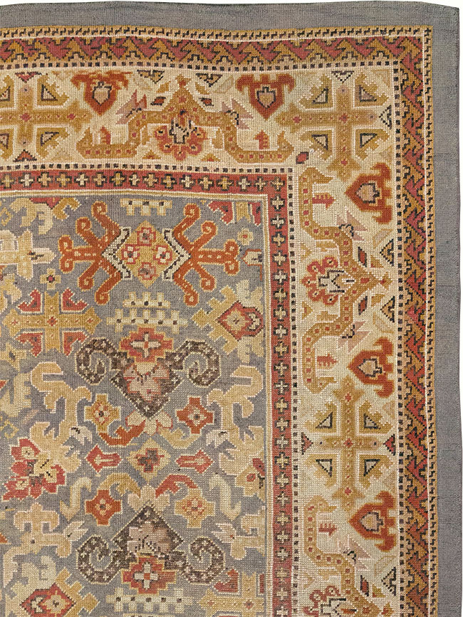 Vintage Irish Donegal Room Size Carpet, No.32312 - Gss