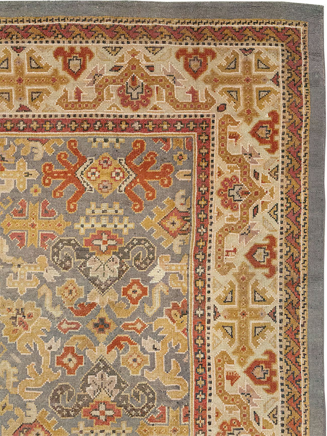 Vintage Irish Donegal Room Size Carpet, No.32312 - Gss