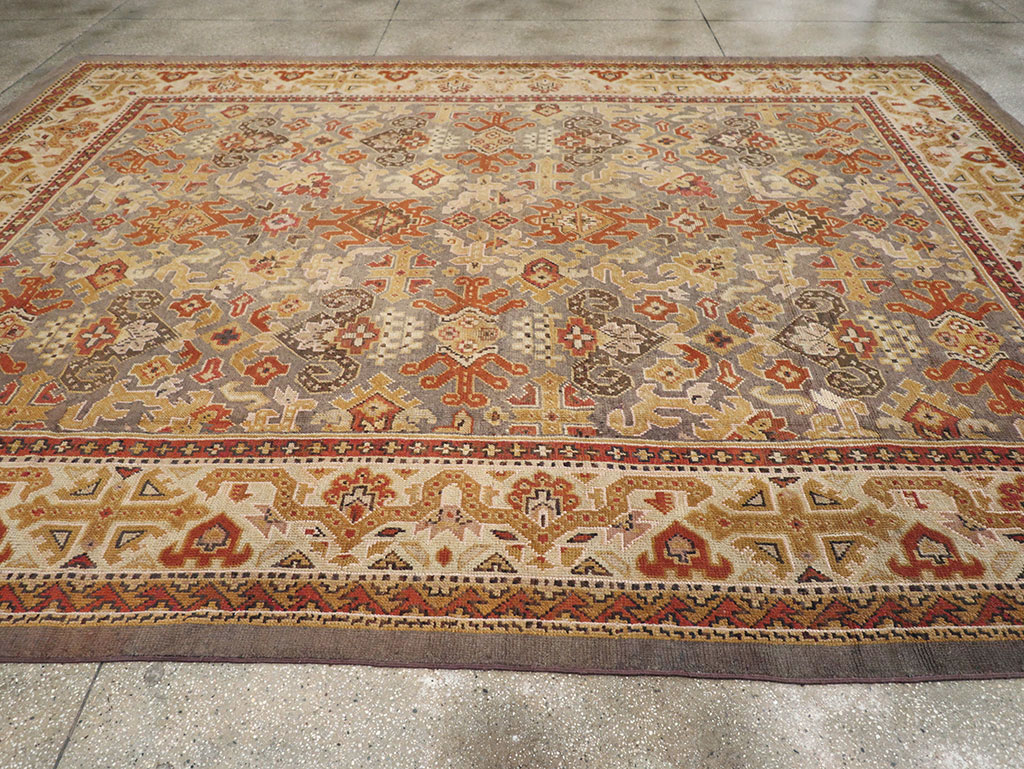 Vintage Irish Donegal Room Size Carpet, No.32312 - Gss