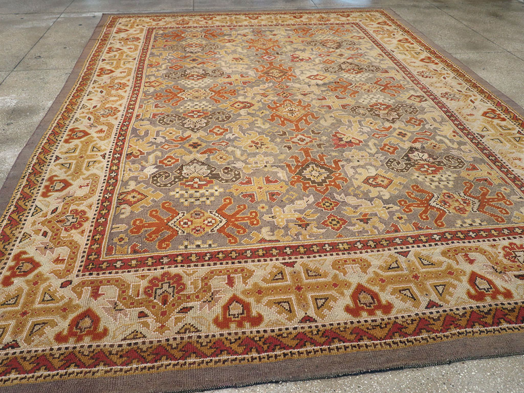Vintage Irish Donegal Room Size Carpet, No.32312 - Gss