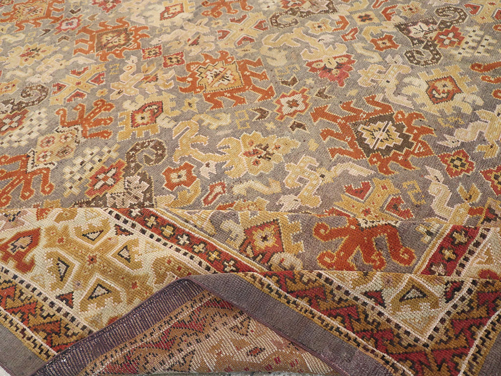 Vintage Irish Donegal Room Size Carpet, No.32312 - Gss