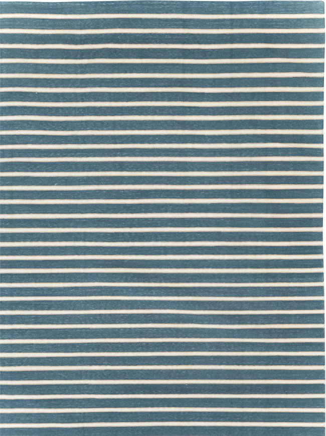 Vintage Indian Cotton Dhurrie Large Flatweave Carpet, No.32313 - Gss