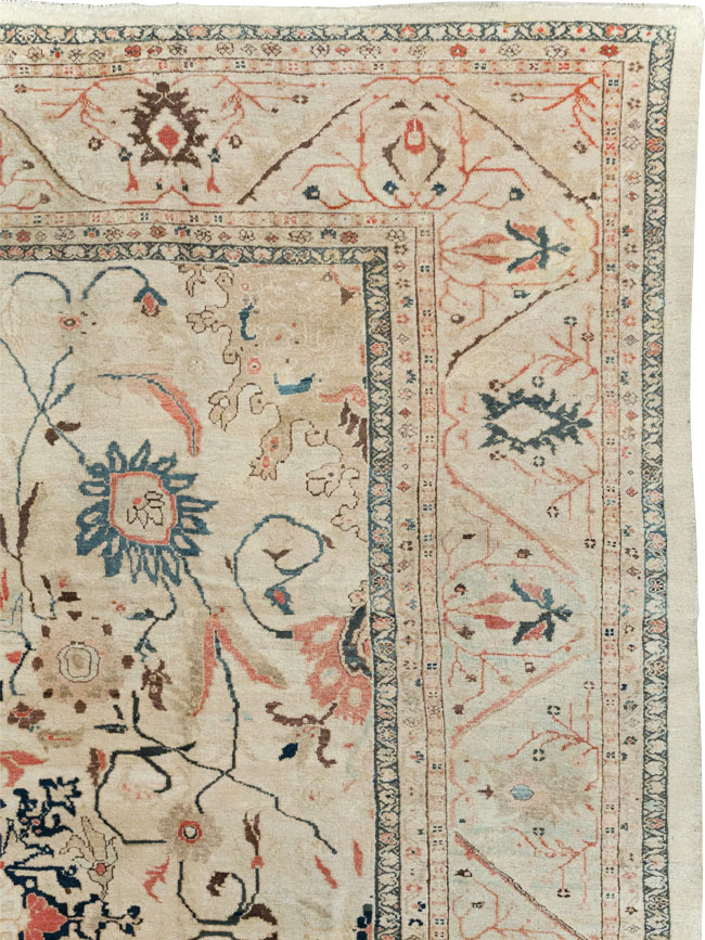 Antique Persian Sultanabad Large Carpet, No.32316 - Gss
