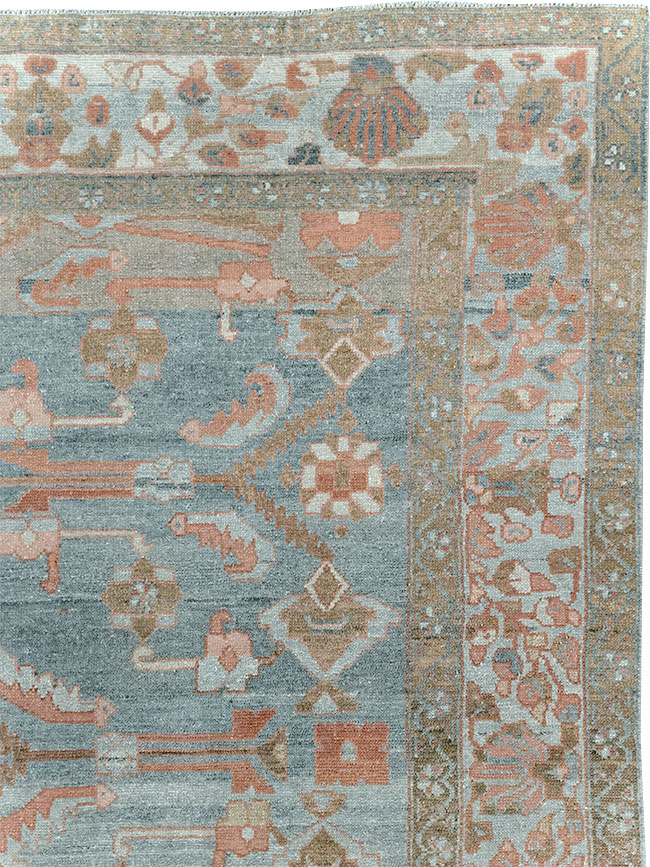 Antique Persian Malayer Accent Carpet, No.32323 - Gss