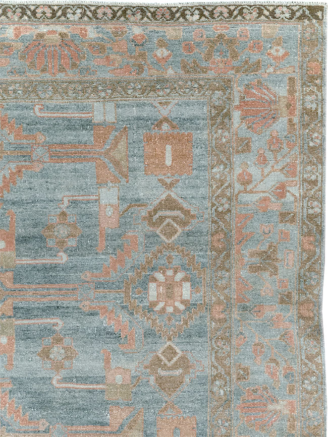 Antique Persian Malayer Accent Carpet, No.32323 - Gss