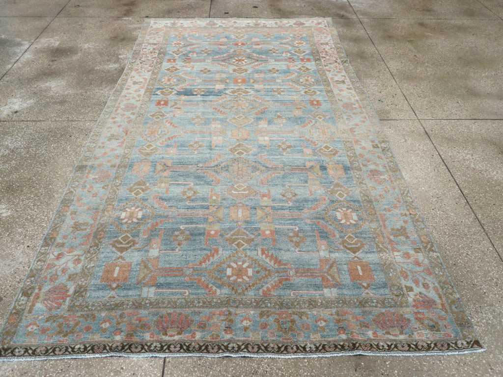 Antique Persian Malayer Accent Carpet, No.32323 - Gss