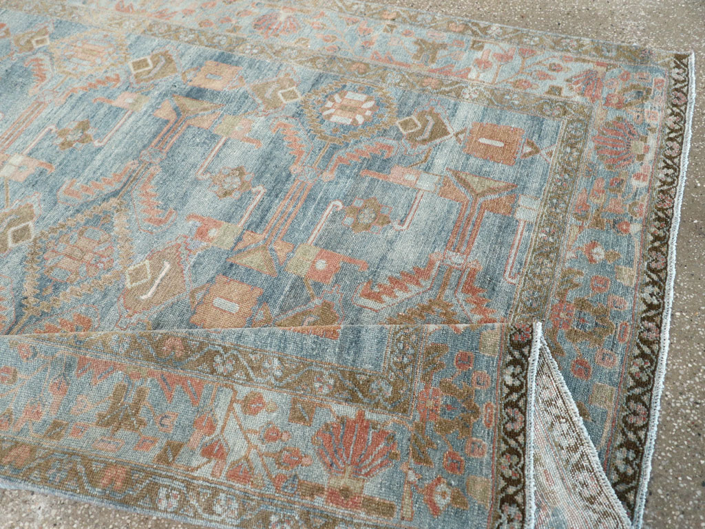 Antique Persian Malayer Accent Carpet, No.32323 - Gss
