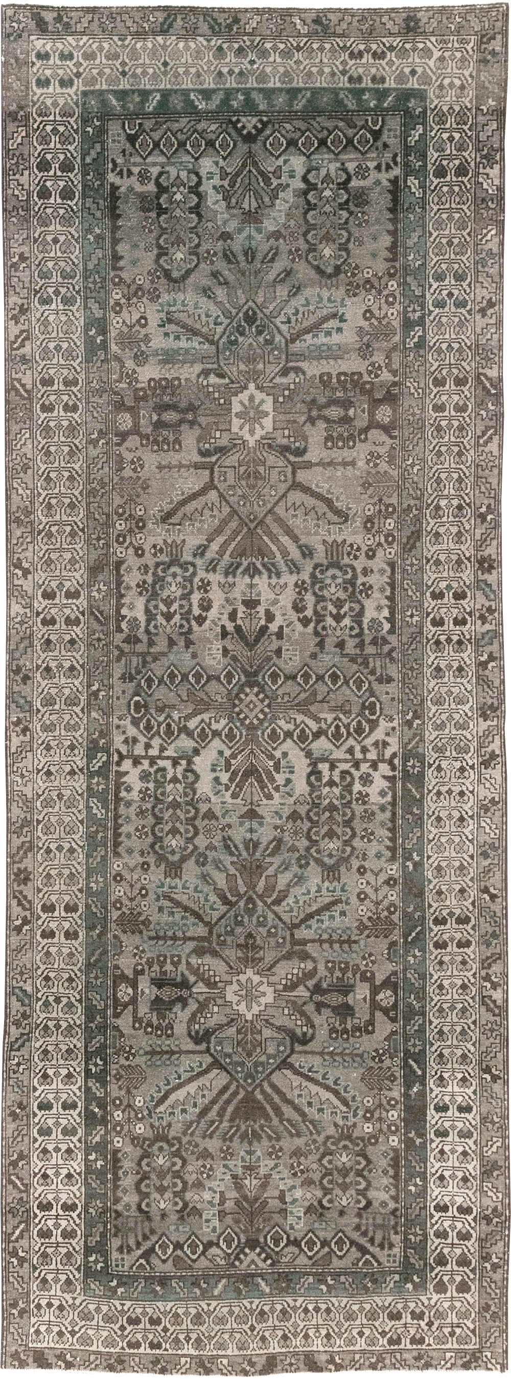 Vintage Persian Malayer Runner, No.32330 - Gss