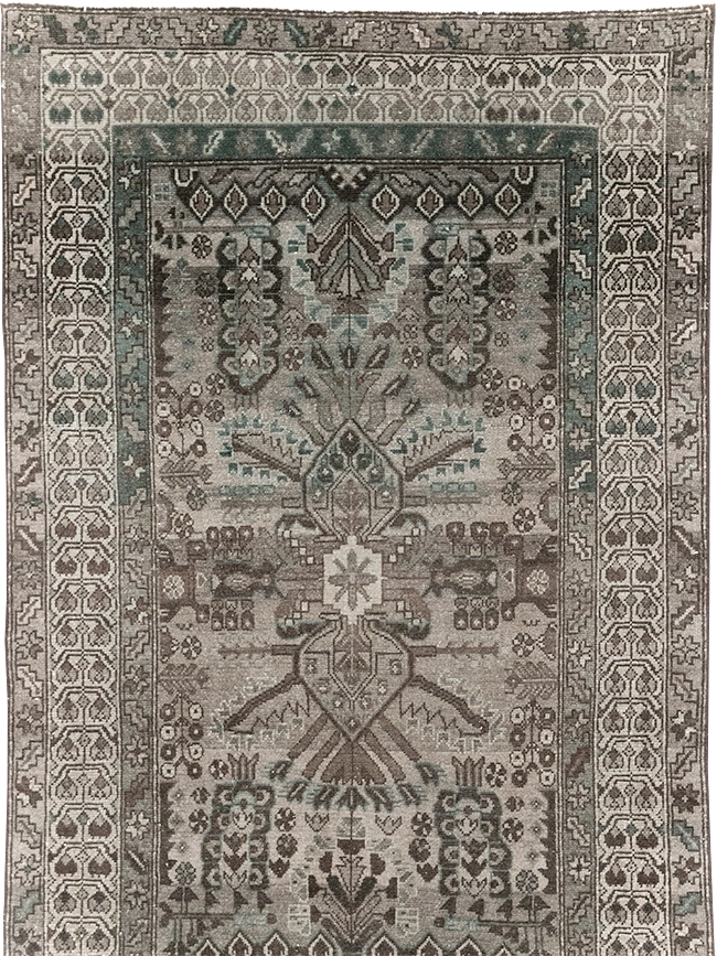 Vintage Persian Malayer Runner, No.32330 - Gss