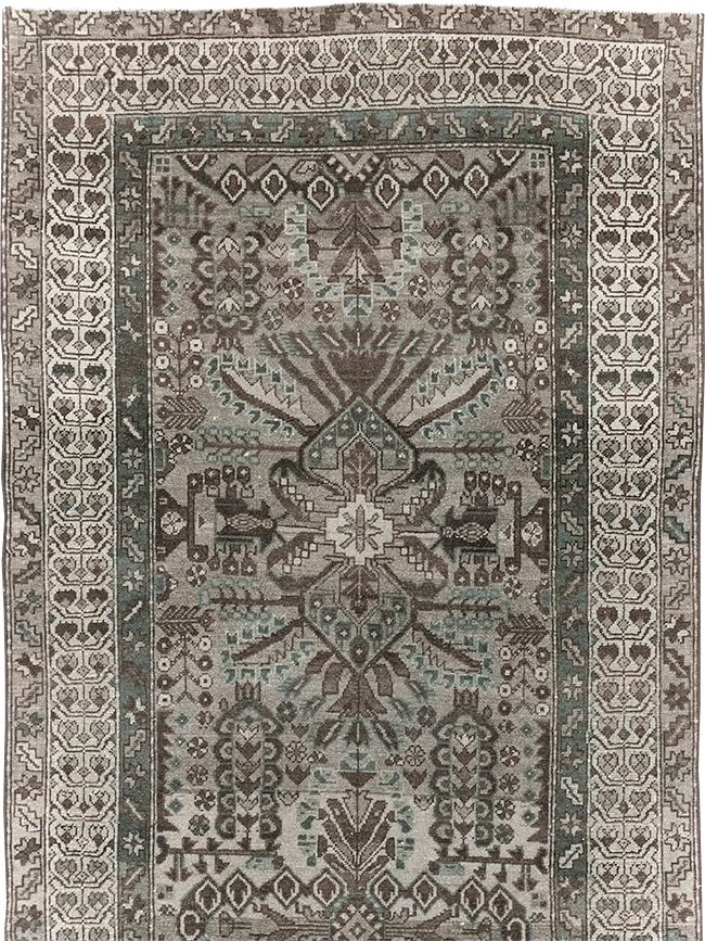 Vintage Persian Malayer Runner, No.32330 - Gss