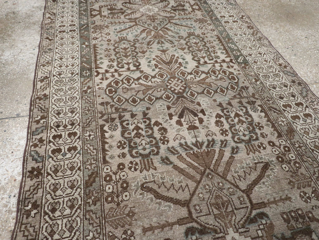 Vintage Persian Malayer Runner, No.32330 - Gss