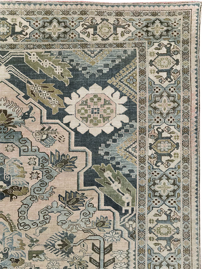 Antique Persian Afshar Room Size Carpet, No.32333 - Gss