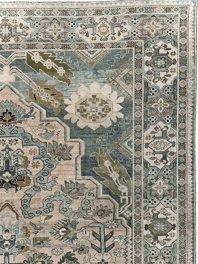 Antique Persian Afshar Room Size Carpet, No.32333 - Gss