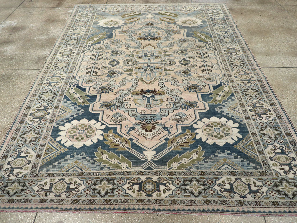 Antique Persian Afshar Room Size Carpet, No.32333 - Gss