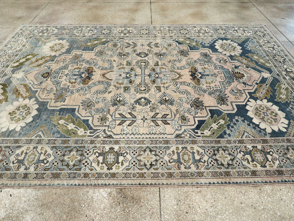 Antique Persian Afshar Room Size Carpet, No.32333 - Gss