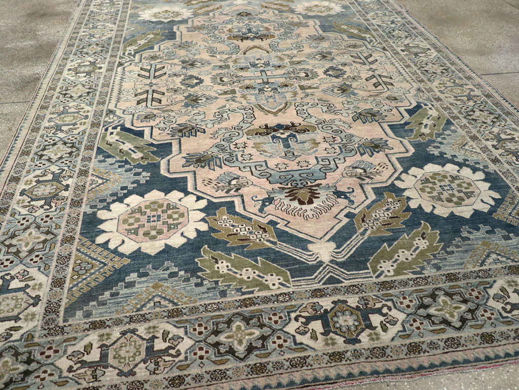 Antique Persian Afshar Room Size Carpet, No.32333 - Gss