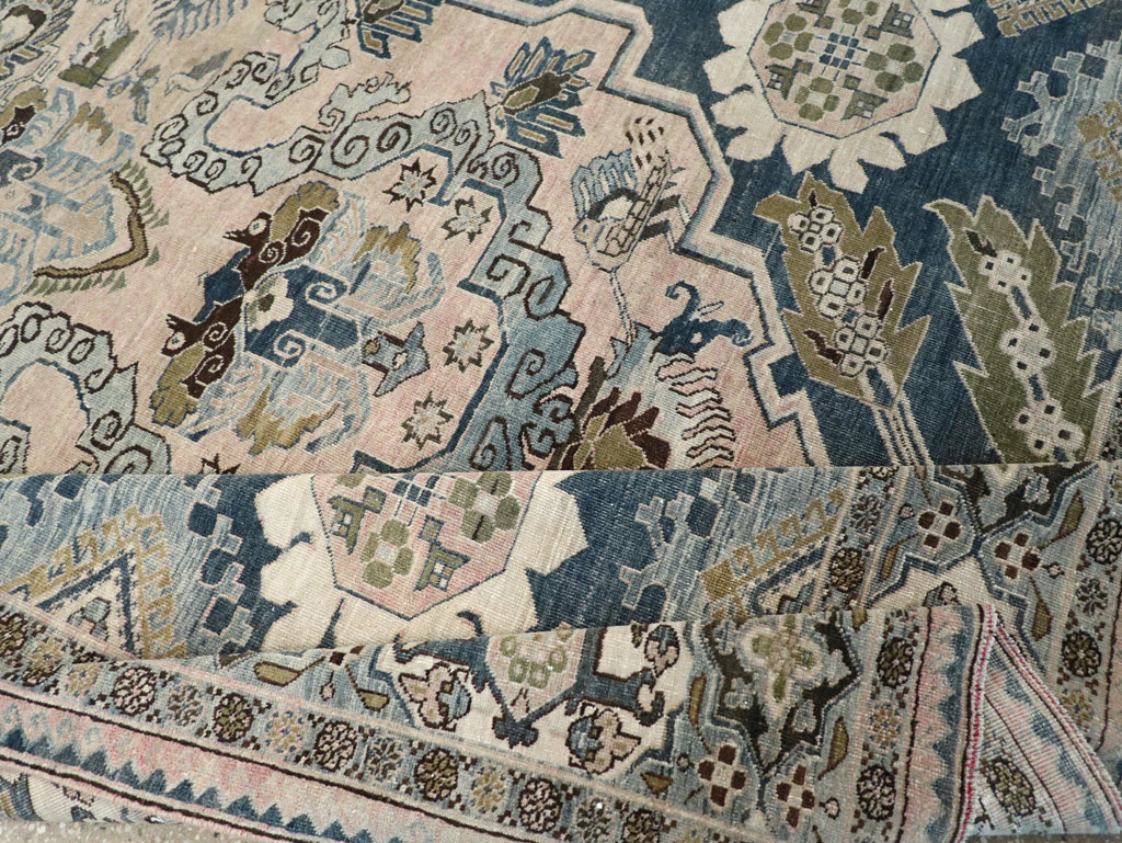 Antique Persian Afshar Room Size Carpet, No.32333 - Gss