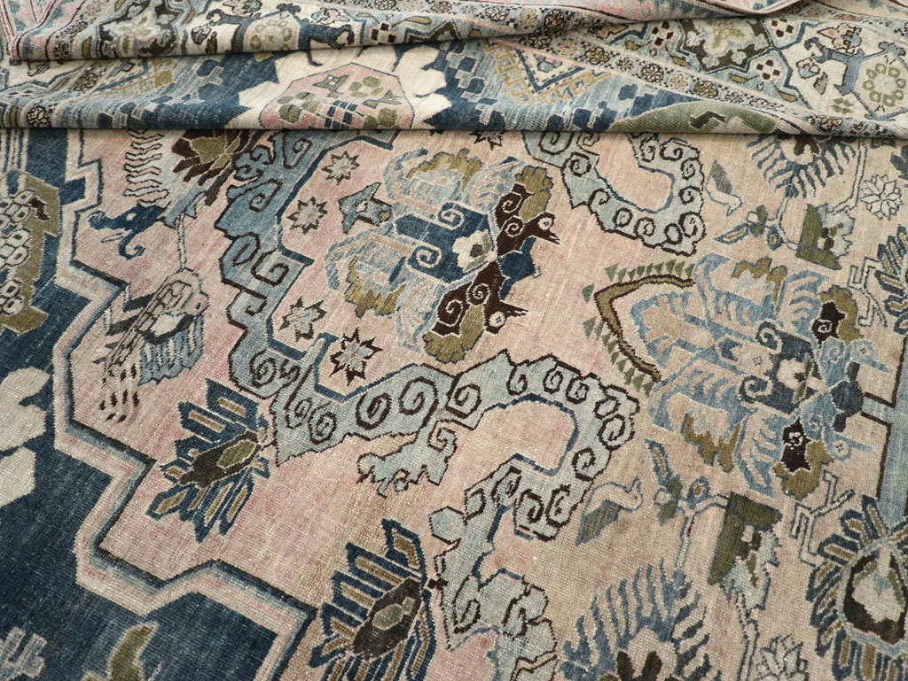 Antique Persian Afshar Room Size Carpet, No.32333 - Gss