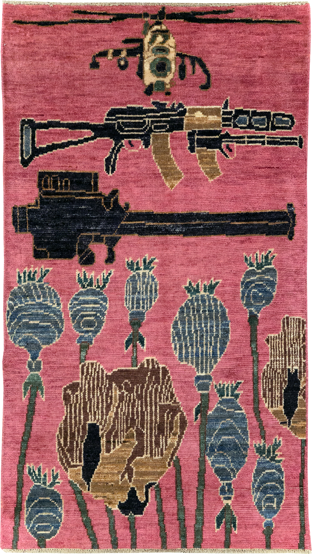 Modern Turkish Pictorial War Rug, No.32342 - Gss