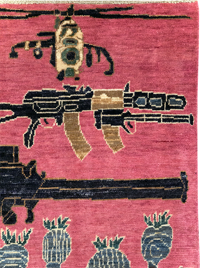 Modern Turkish Pictorial War Rug, No.32342 - Gss