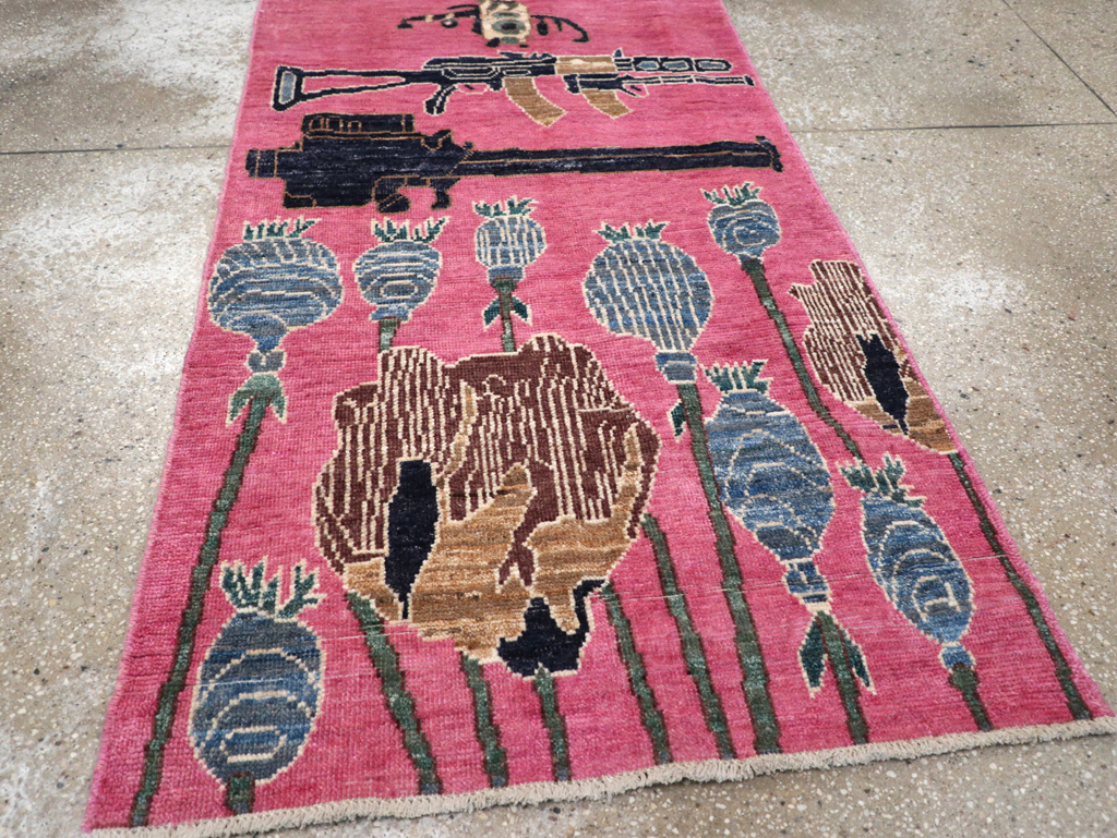 Modern Turkish Pictorial War Rug, No.32342 - Gss