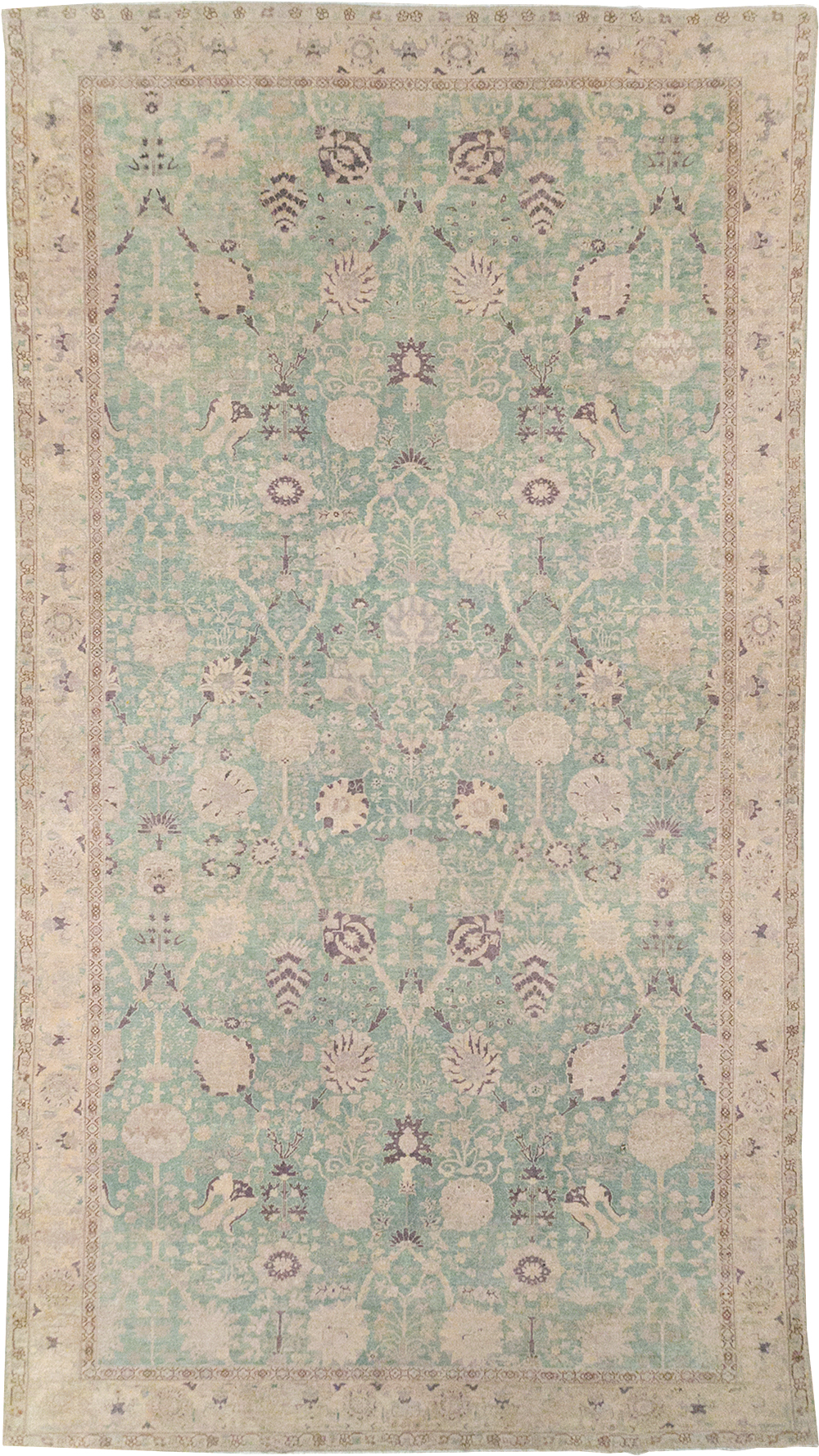 Antique Indian Lahore Oversize Carpet, No.32348 - Gss