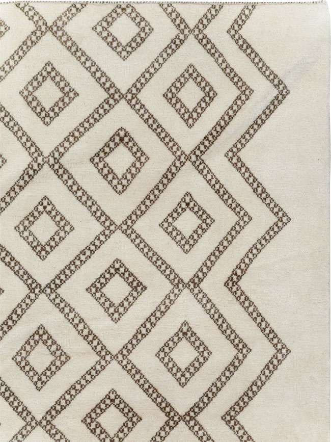Modern Moroccan Room Size Carpet, No.32349 - Gss
