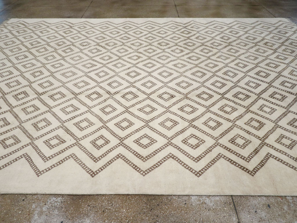 Modern Moroccan Room Size Carpet, No.32349 - Gss